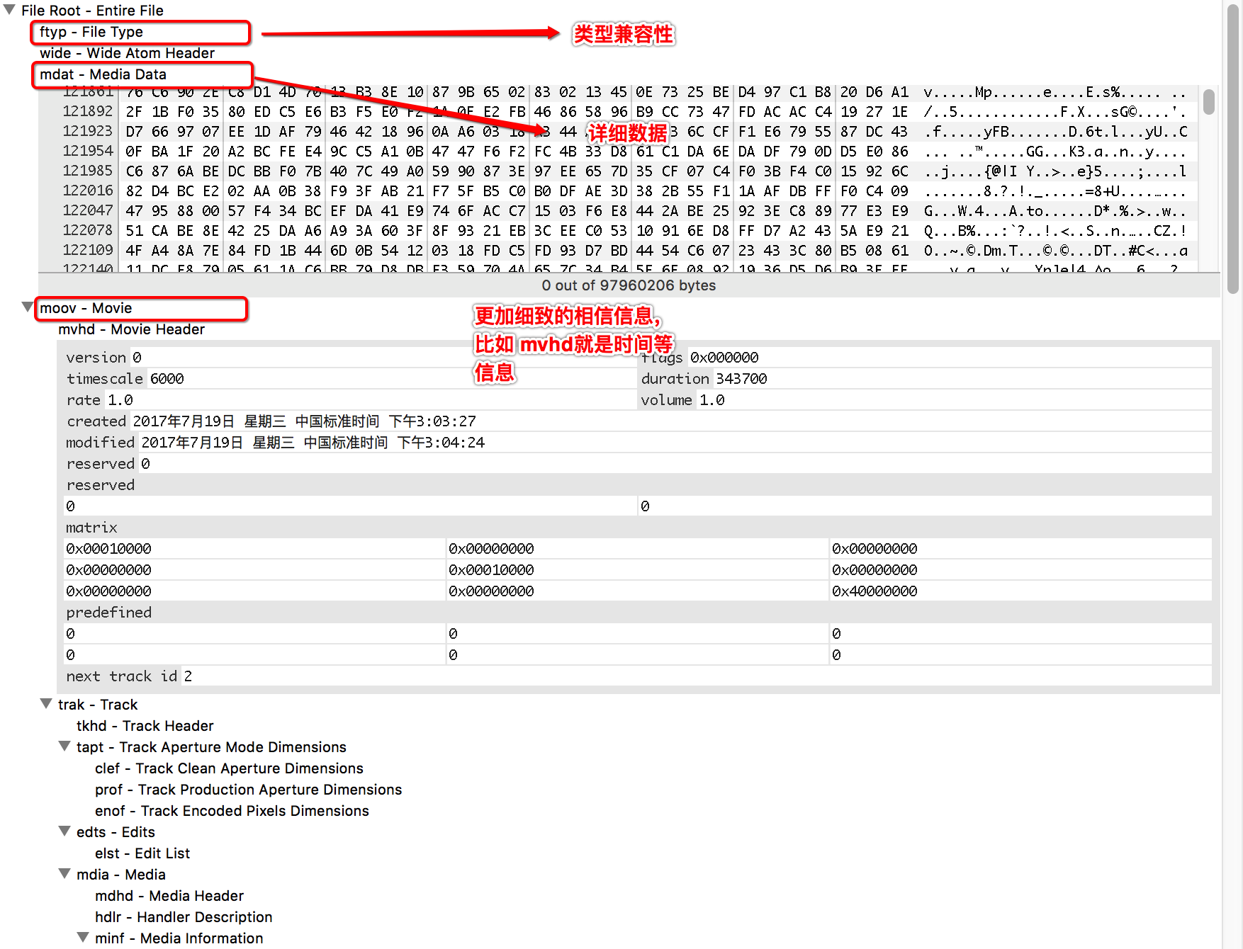 利用QuickTime录制视频的信息